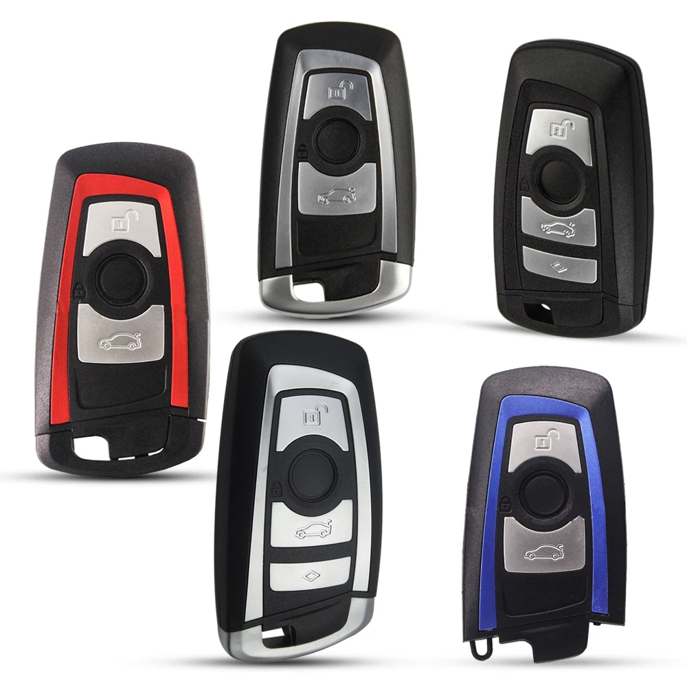 Okeytech 3 кнопки дистанционный умный Автомобильный ключ оболочка для BMW CAS4 F 5 7 серия