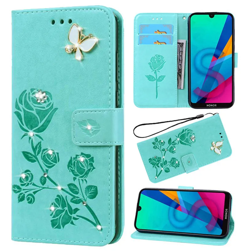 Роскошный блестящий чехол с розами для Meizu M2 Mini M5 M6 Note M5S M6S A5 M5C M9C C9 Pro 6 Plus 6S откидной