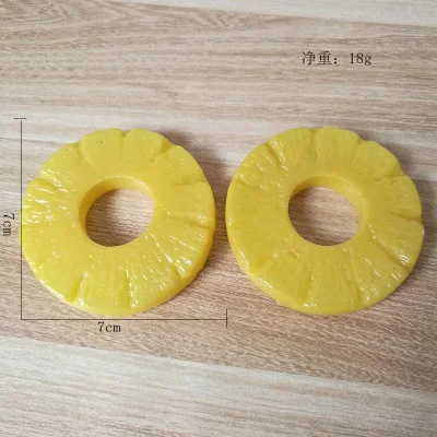 

food toy Food Plastic Fruit Pineapple Cutting Slice Model Simulation Toys Educational Pretend Play Kid Children House Toy