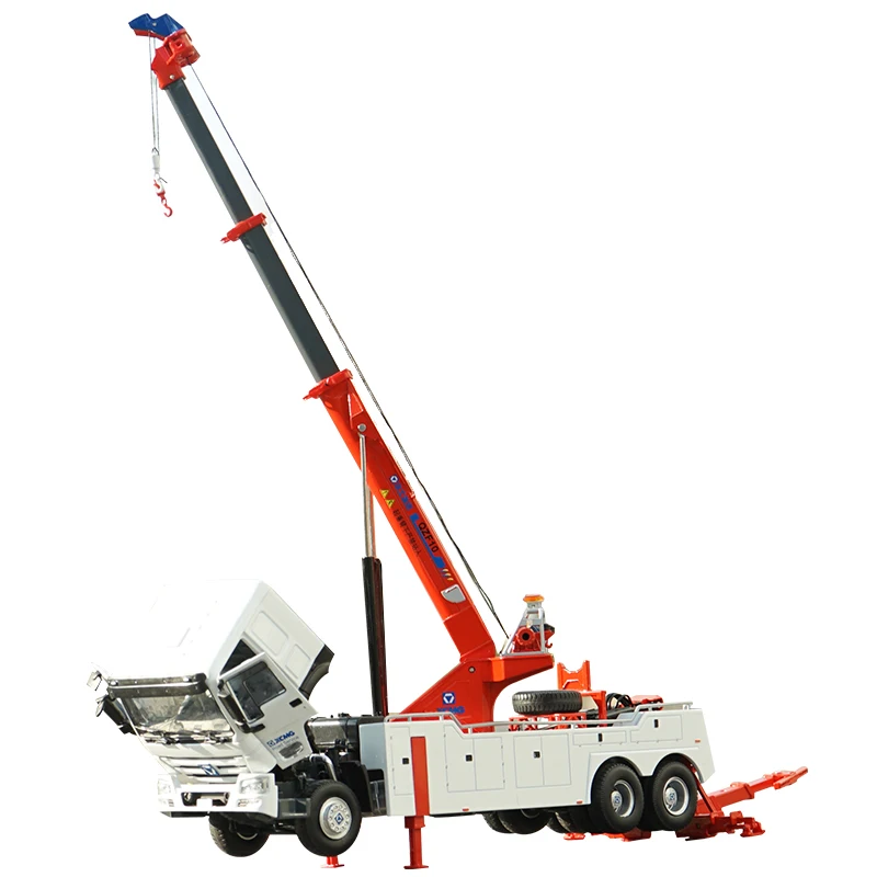 Спасательный кран-эвакуатор 1:35 модель грузовика коллекция сувенирных украшений