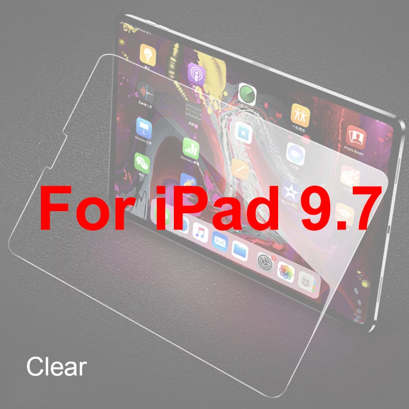 Защитная пленка для экрана для iPad Pro 12,9 из закаленного стекла Ультрапрозрачная 9H Защитная пленка для Apple iPad Pro 12,9 / стекло A1652 - Цвет: 9.7