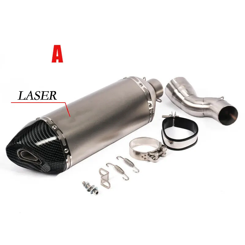 

51mm for BMW R1200GS ADV R 1200GS ADV 2013-2019 Motorcycle Exhaust Tip Muffler Silencer Tail Escape Pipe Link Tube Pipe