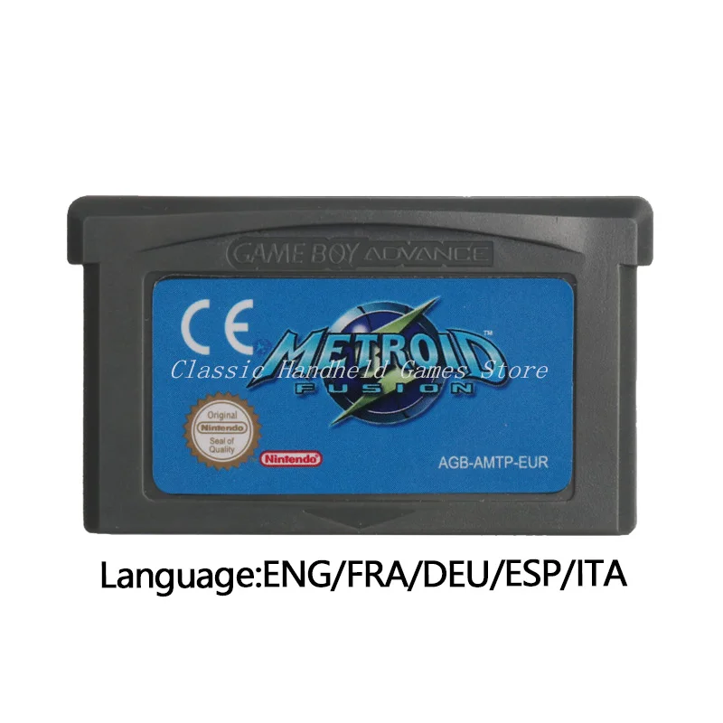 Metroidd серия Fusion видеоигра картридж консоль карта версия ЕС для Nintendo GBA|Запасные