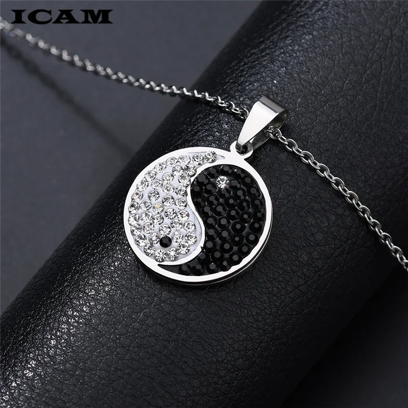 ICAM Инь Ян подарок модный мужской лучший друг женщины унисекс пары ювелирных