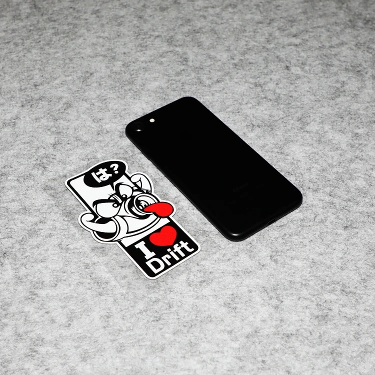 Виниловые Стикеры для автомобиля Японская надпись I Love Drift Turbocat графика наклейка