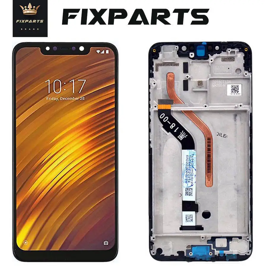 Дисплей Xiaomi Pocophone F1 ЖК-дисплей кодирующий преобразователь сенсорного экрана в сборе Xiaomi Pocophone F1 Замена ЖК-экрана