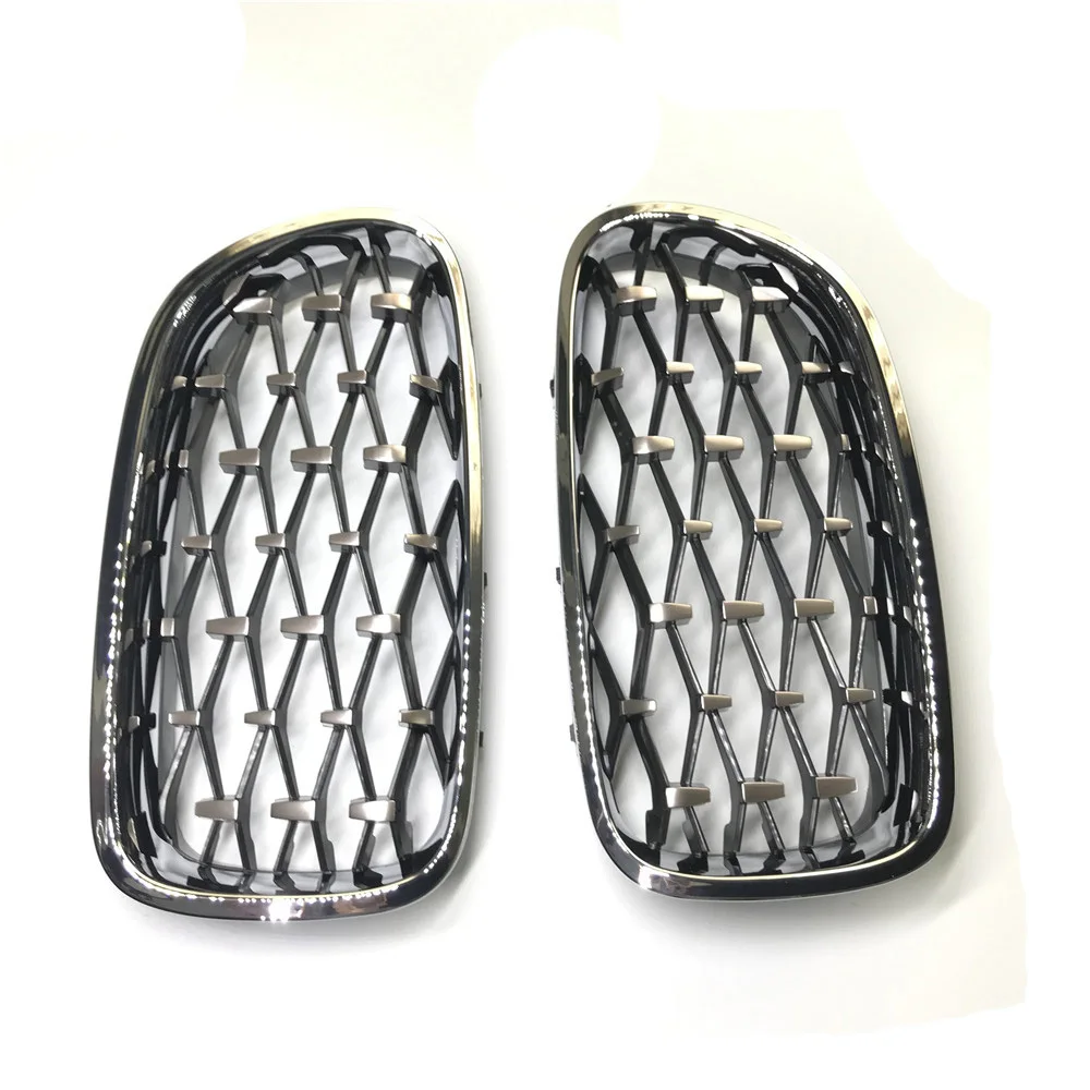 Новейший Алмазный Стиль 2010 2016 одна пара Abs 5 серий F10 сетчатый гриль для Bmw F11 F18