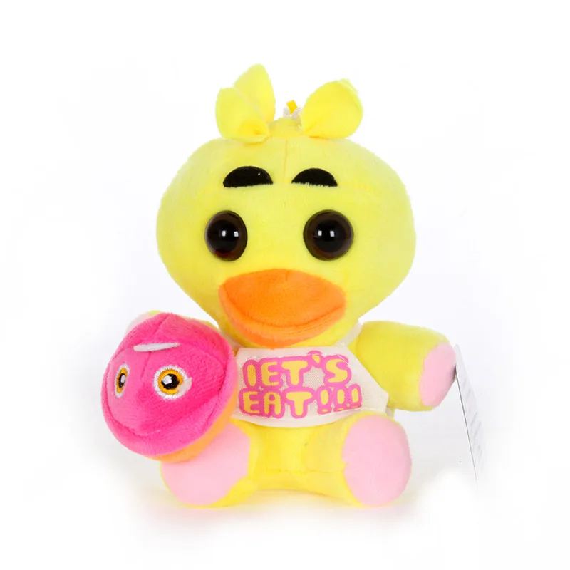 Duck 15 см Five Nights At Freddy's FNAF Плюшевая Кукла Медведь Фредди Фокси Бонни и Чика Мягкие плюшевые игрушки детские куклы, детский подарок - Цвет: Duck