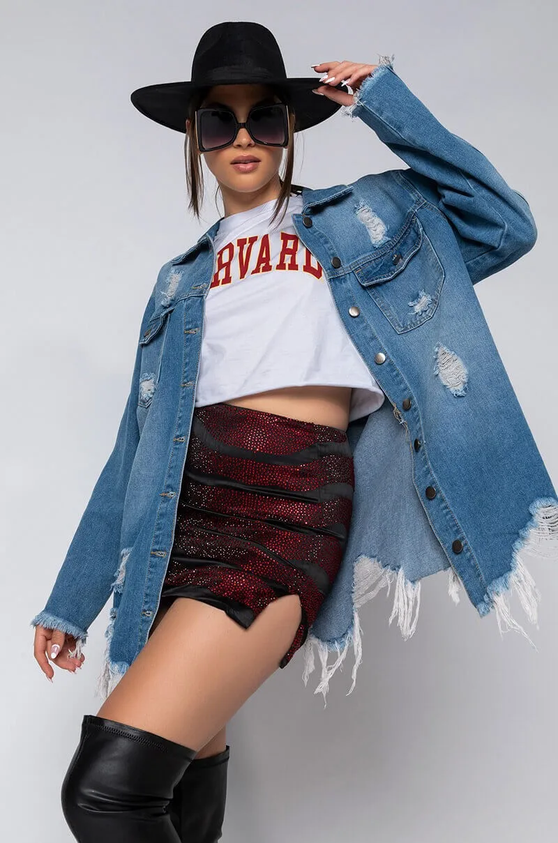 

Women's spring jacket New fashion long women's denim jacket