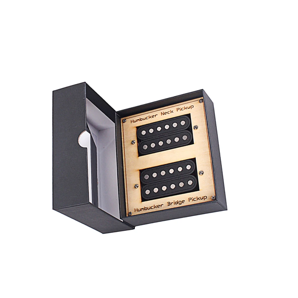 Двойной комплект звукоснимателя волокна ALNICO 5 Humbucker Для запчастей для