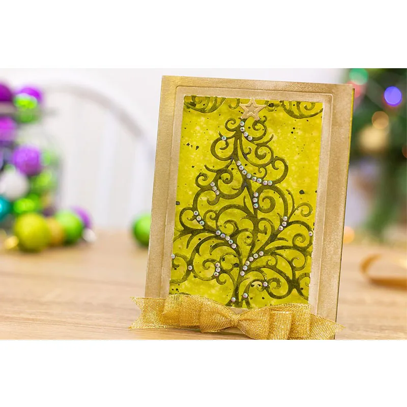 Лист звезда кружева рождественские слова буквы металлические штампы для сделай