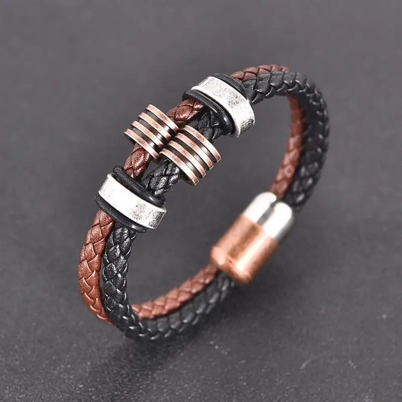 1 м 7 мм круглый черный плетеный кожаный браслет веревка шнур для браслета