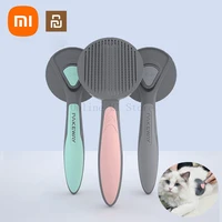 new xiaomi pets hair skin removal comb needle for dogs cats puppy comb cleaning brush grooming ergonomic tools pet supplies
