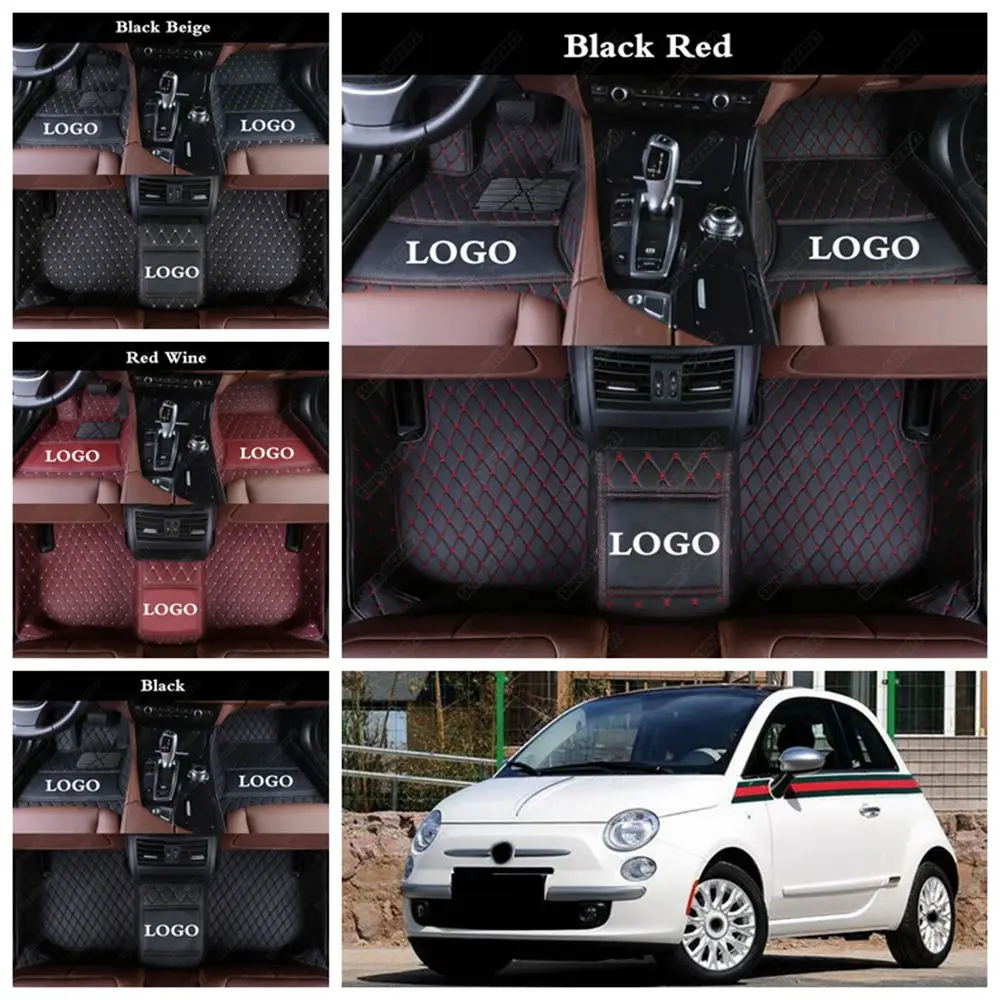 Custom Made Car Floor Mats for Fiat Bravo 500 Linea Freemont Palio Ottimo Foot Automobile Carpet Cover Mat | Автомобили и