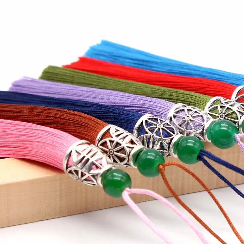 2 шт. 87 мм Высококачественный ледяной шелк Вертикальная маленькая кисточка