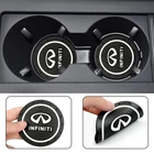 Стайлинг автомобиля, подставка для чашки с водой, коврик, украшение для Infiniti FX35 Q50 Q30 ESQ QX50 QX60 QX70 EX JX35 G35, автомобильные аксессуары