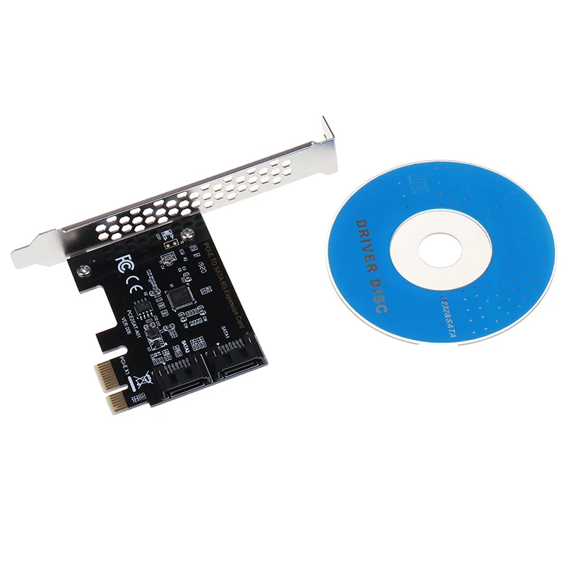PCI Express SATA 3 контроллер карты 2 порта PCIe III 6 ГБ/сек. внутренний адаптер|Платы