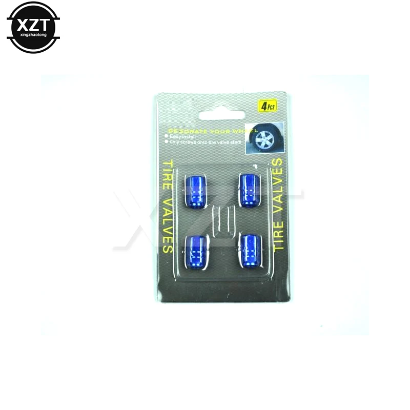 4 шт. алюминиевые шестигранные крышки стержня вентиля шины для авто велосипед
