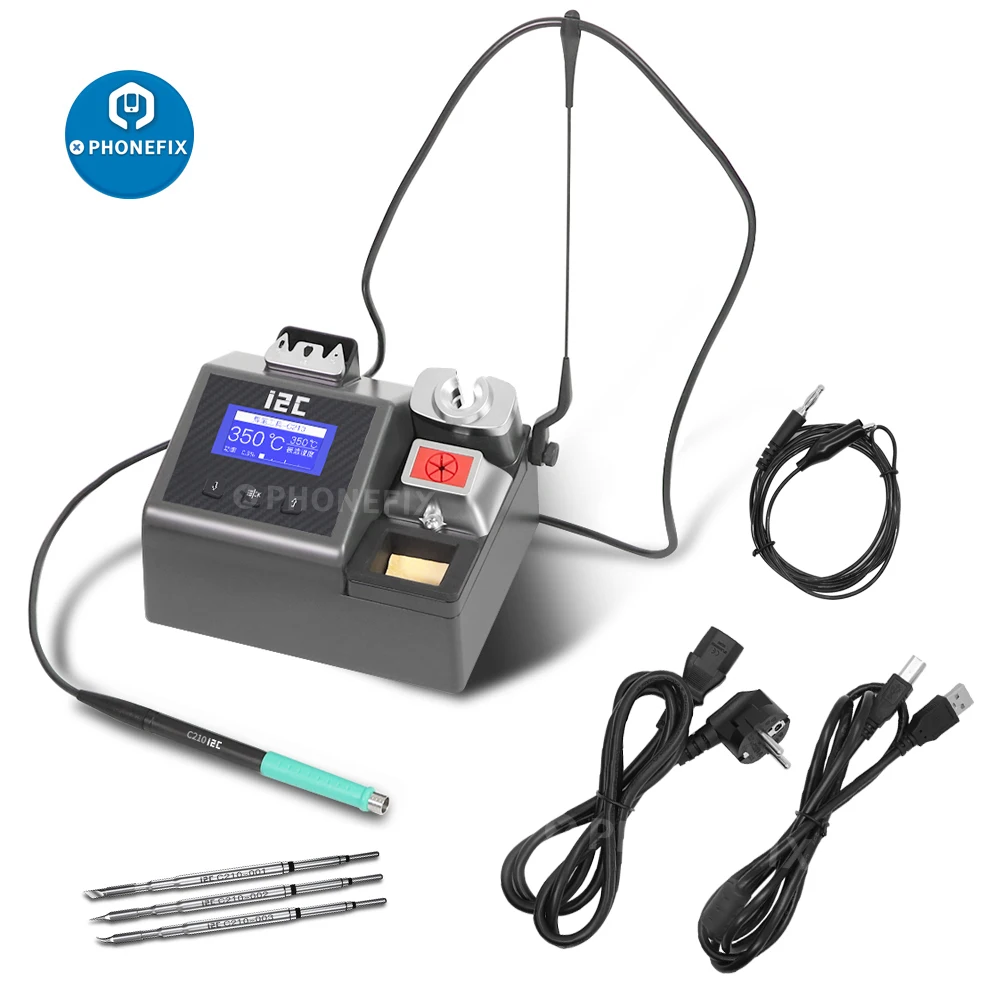

i2C 2SENi NANO Soldering Station with 3pcs C210 Handle For JBC Soldering Tips C210 Cartridges for Phone Motherboard Welding Tool