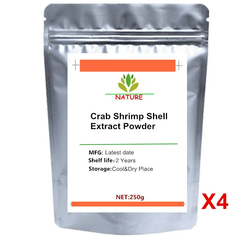 

Crab Shrimp Shell Powder 85% CHITOSAN Chitin Pure NO Filler