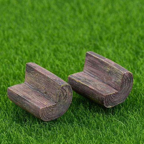 Модный мини стул диван Фея садовая скамейка модель миниатюрный кукольный дом