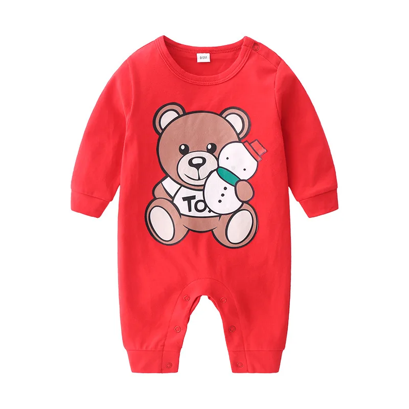 

Newborn Baby Boy Girl Romper Long Sleeve Cotton Cute Cartoon New Born Baby Girl Clothes
