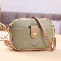 fashion color contrast lady cross body bags casual shell women bag pu leather female daily necessities shoulder bag handbag new