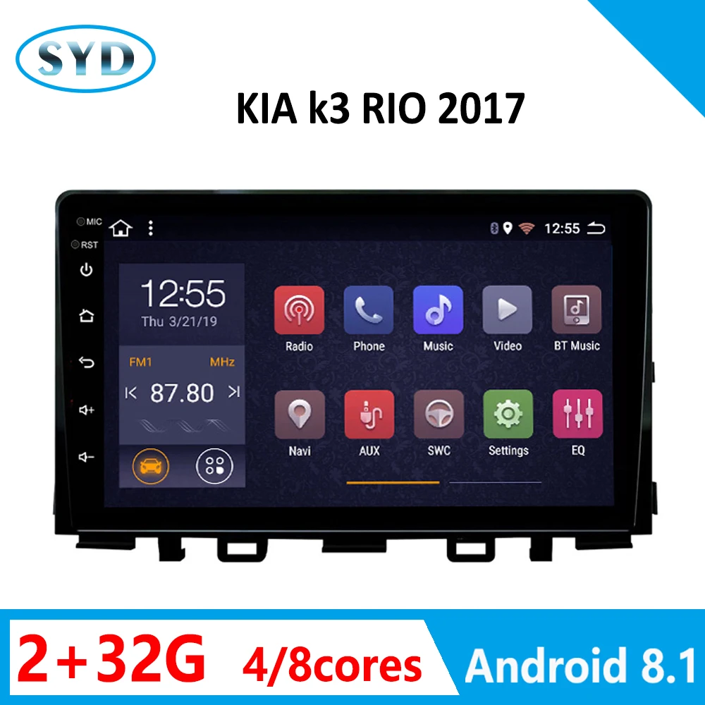 Автомобильный DVD плеер для Kia Ceed RIO Picanto 8 ядер 2017 2018 2019 GPS navi 2 + 32 Гб поддержка iPhone