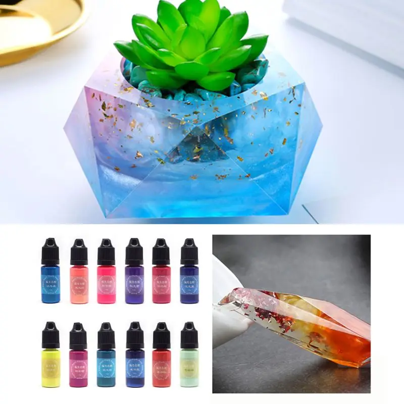 

1 Bottle Exquisite Pearlescent Polarized Resin Pigment Epoxy Resin Dye Colorant DIY Resin Jewelry Making Tools (10g/Bottle)