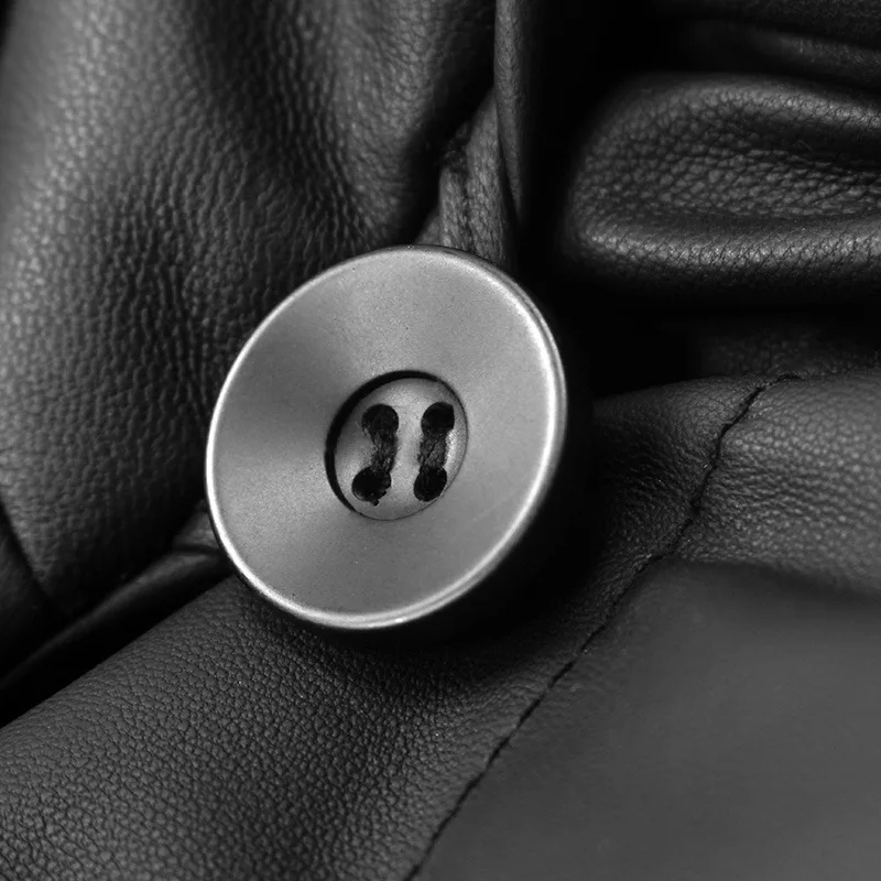 Женская куртка из натуральной кожи овчина утиный пух зимнее пальто для женщин