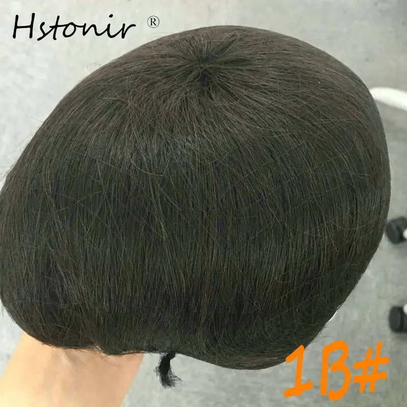 # 1B Hstonir белый парик для женщин на кружевном фронте Кошерный Perruque коричневый блондин Sheitel европейские волосы remy Judio Pruik G016 - Цвет: # 1B