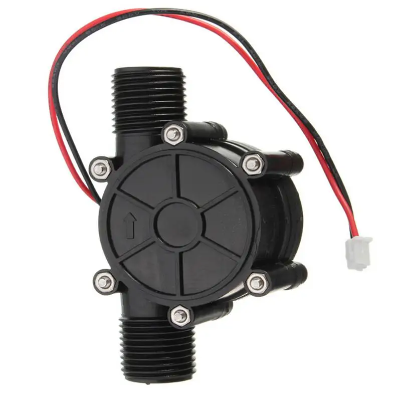 10 Вт Генератор водяной ветровой турбины Micro Hydroelectric DIY LED Power DC 5V Hydro портативный