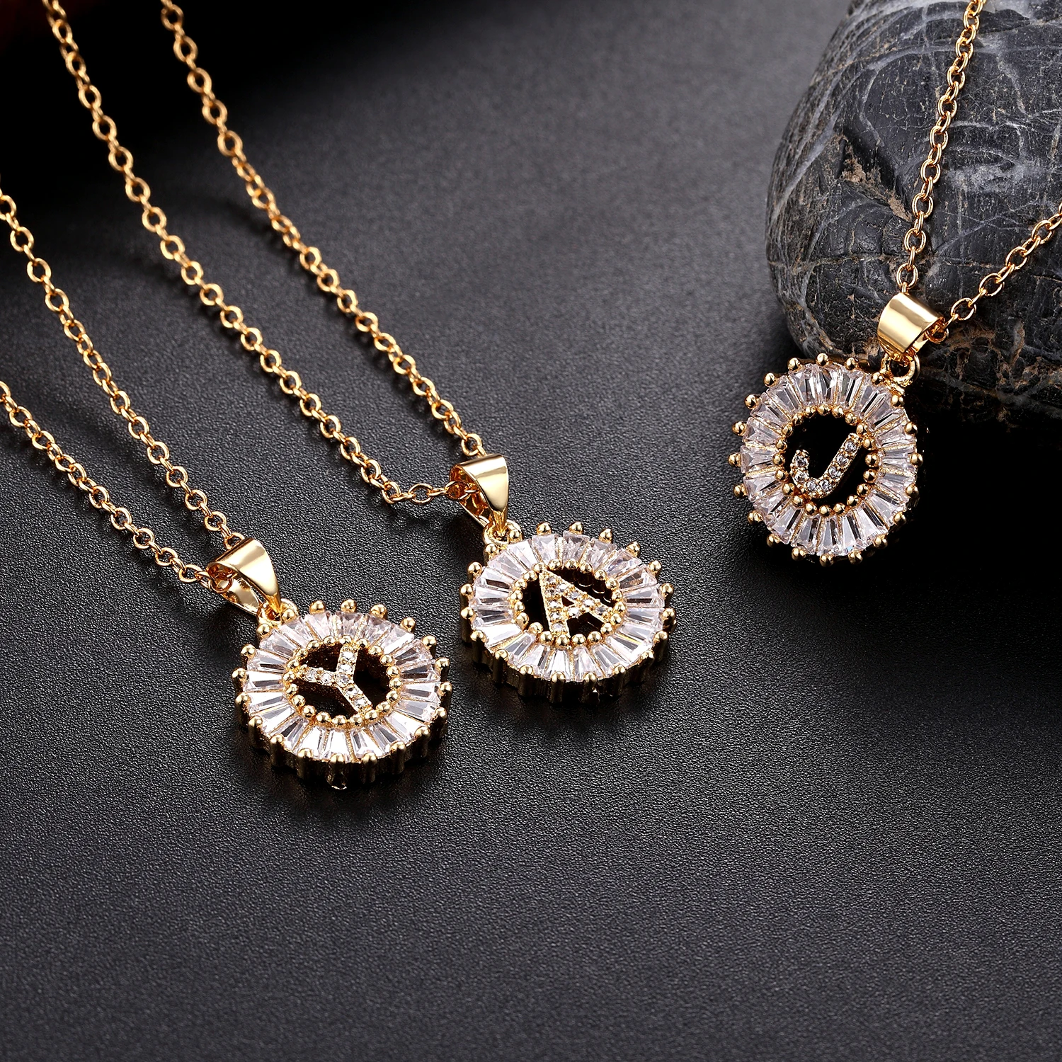 Ожерелье высшего качества для женщин и девушек с буквами инициала ожерелье