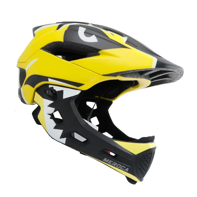 

MEROCA Kid's Blance Bike Shark Helmet Safety Full Outdoor Sports Skating Riding Equipment