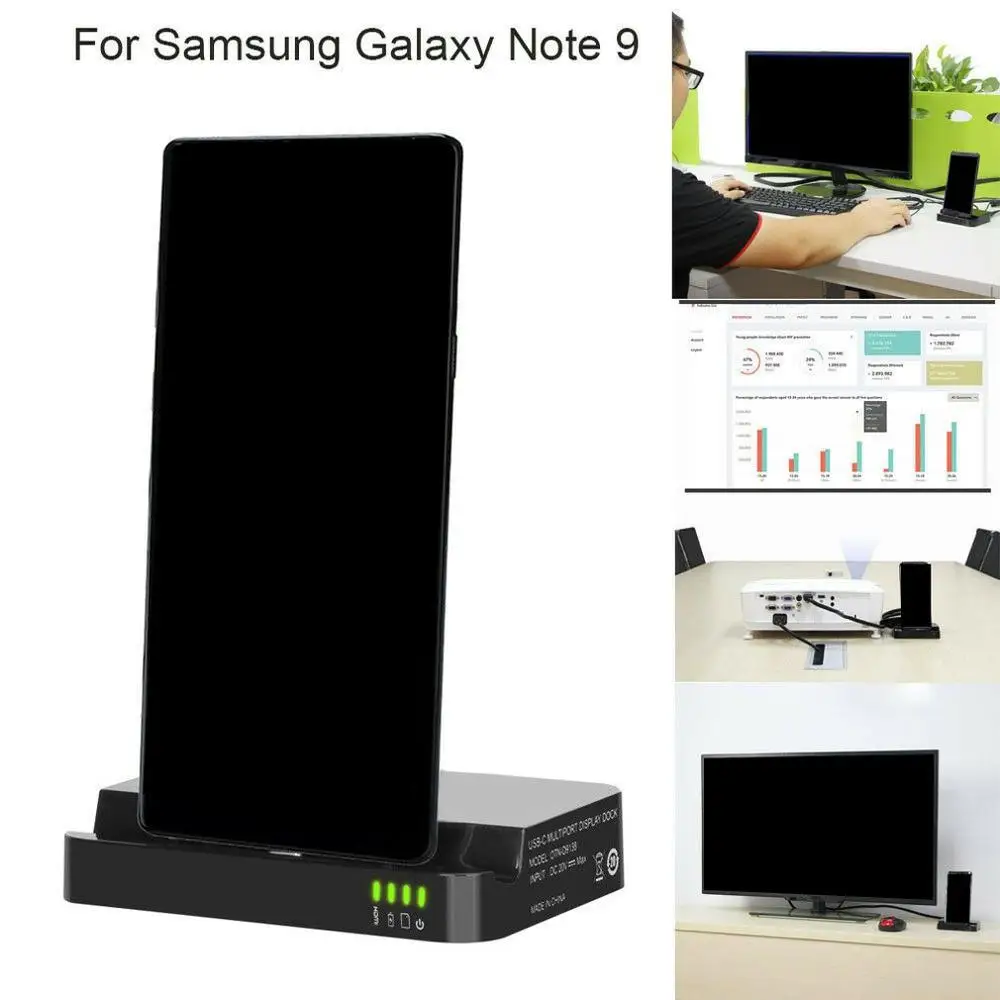 HDMI Dex станция настольное расширение зарядки зарядное устройство док-станция мобильного телефона для samsung Galaxy Note 9 для MacBook 12