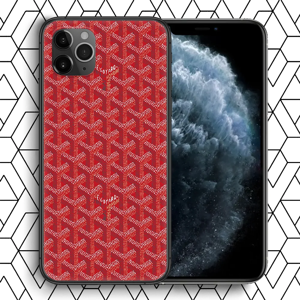 

Goyard Design Phone Case For iPhone 4 4s 5 5S SE 5C 6 6S 7 8 Plus X XS XR 11 12 Mini Pro Max 2020 black Back 3D Waterproof
