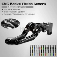 cnc brake handle bar lever extendable folding adjustable brake clutch levers for suzuki dl1000 dl 1000 v strom 2002 2017