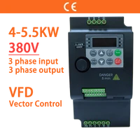 380v 3 7kw45 5kw 5hp7 5hp economical vfd variable frequency drive converter changer variator for motor speed control inverter