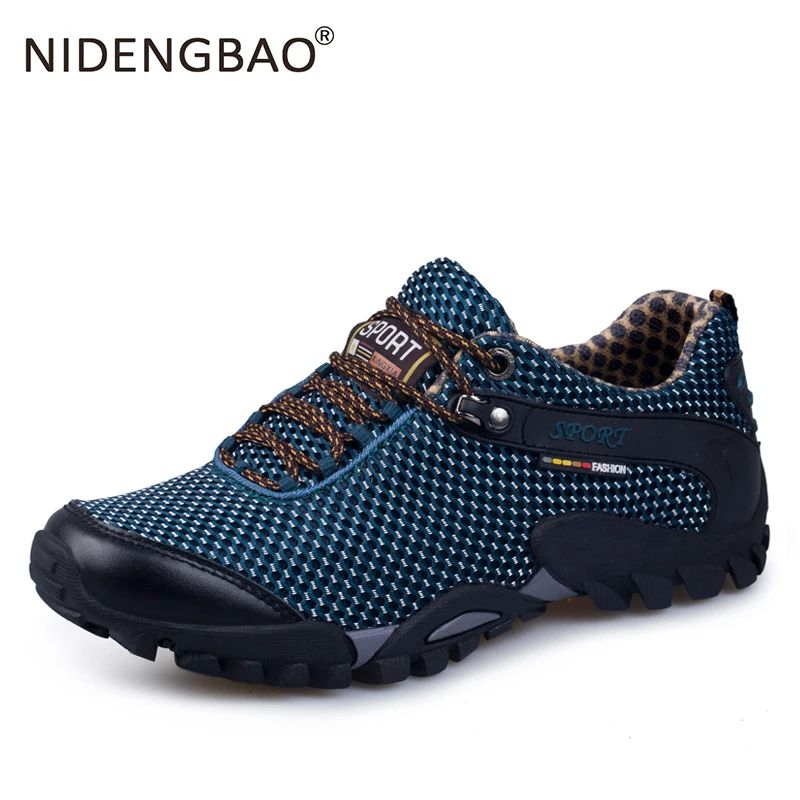 Hiking Shoes Men Sneaker Trekking Shoes Man Outdoor Breathable Sneakers High Quality Climbing Sports Shoe Large Size 39~47