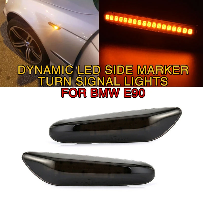 Pcmos Динамический светодиодный сигнальный указатель поворота боковой маркер