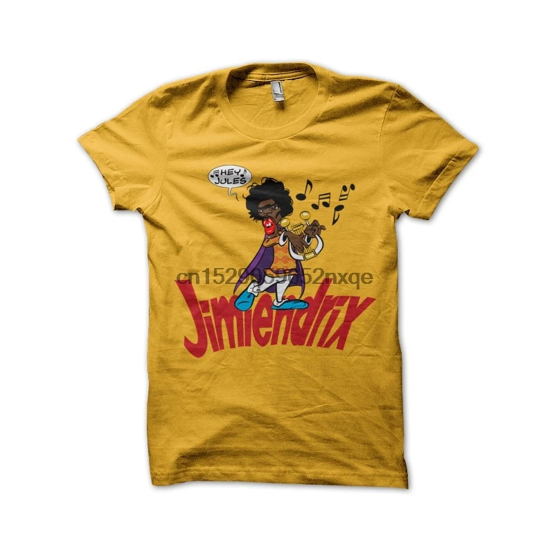 Мужская футболка Jimiendrix vs желтая asterix Женская | одежда