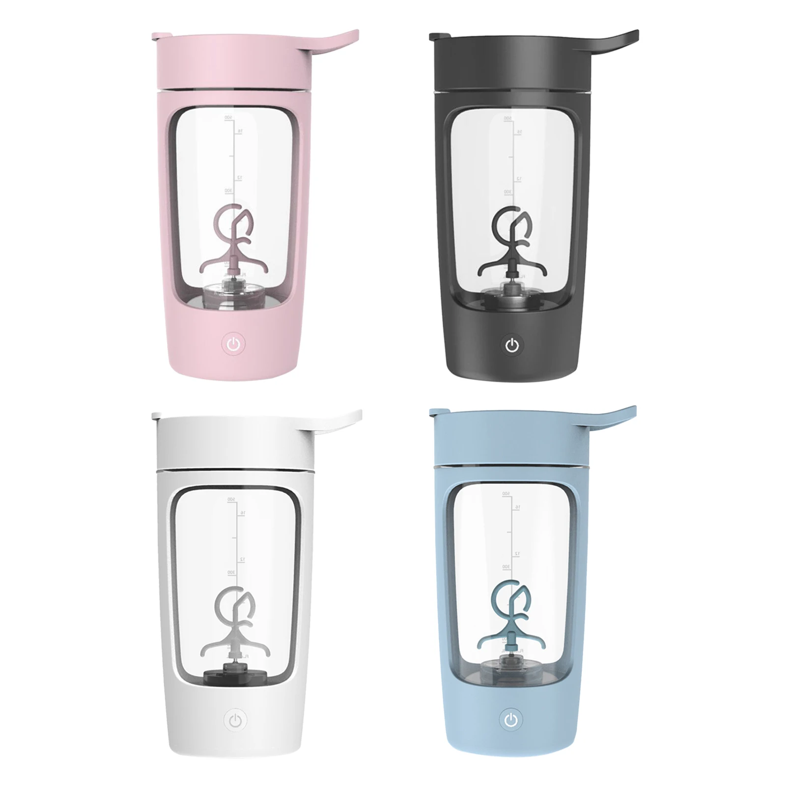 

Premium Electric Protein Shaker Bottle, Tritan - BPA Free Mixer Cup