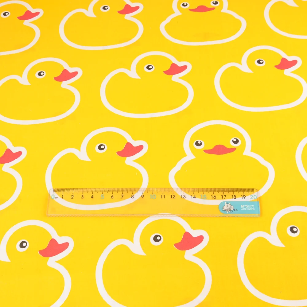 Yellow Duck Cotton Fabric Teramila Fabrics Tecido Quilting Bedding Decoration Tissue Home Textile Patchwork Sewing Cloth Craft|patchwork