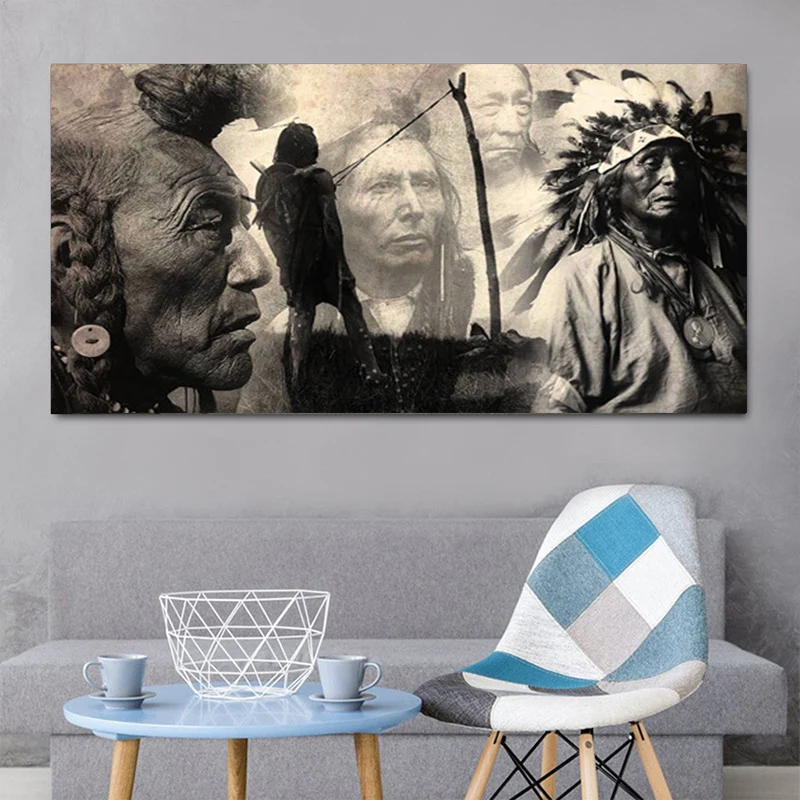 Черно-белая оригинальная индийская живопись фотообои Скандинавская Настенная