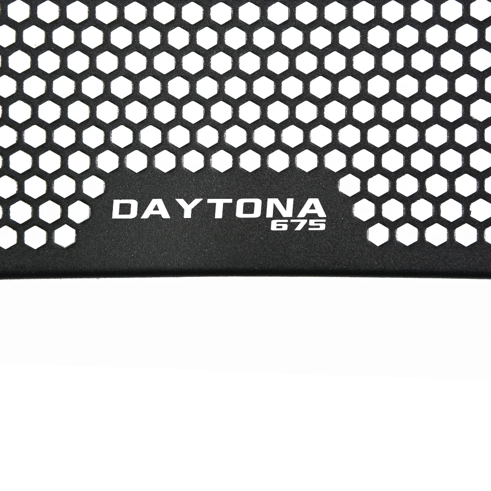 

Motorcycle Aluminium Radiator Grille Guard Cover Side Part Grill Protector For Triumph Daytona 675 2013 - 2017 2014 2015