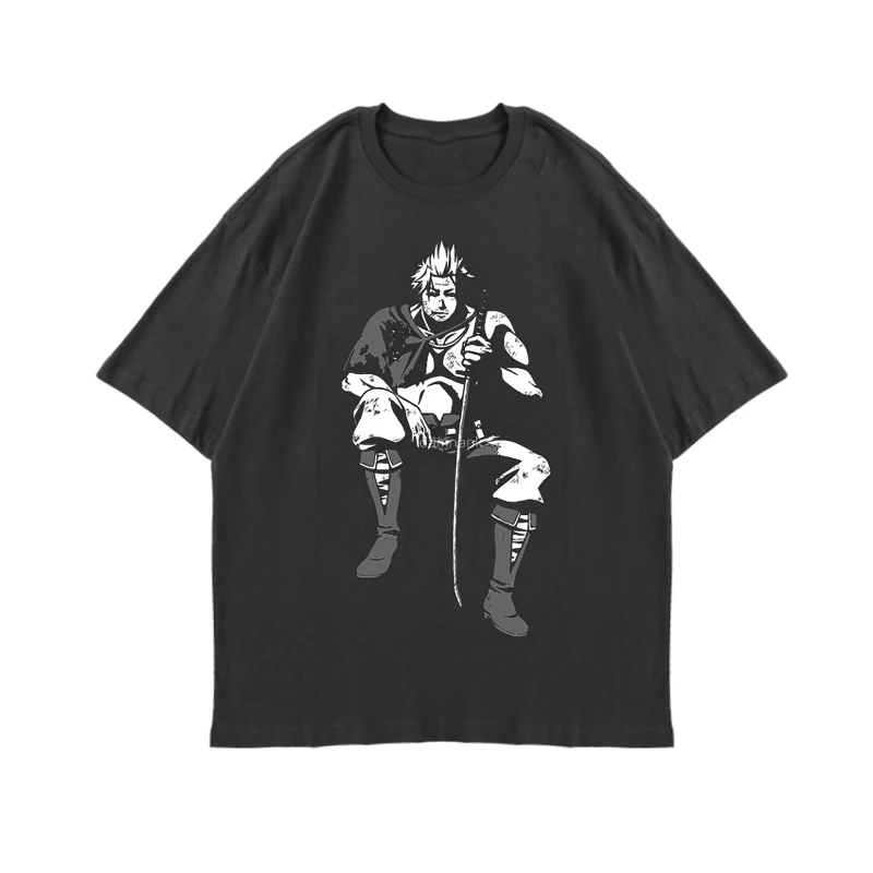 

2021 Japanese Awesome Black Clover Asta Japanese Anime T-Shirts Men Harajuku T Shirts Short Sleeve Summer Tops Tees