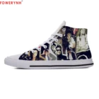 Мужские повседневные туфли King Of Pop Майкл Джексон самодельные парусиновые Мужские Повседневные Дышащие прогулочные туфли белого цвета