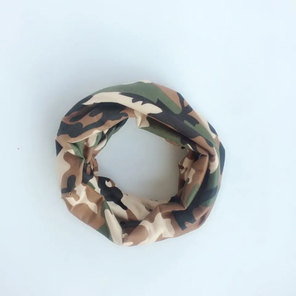 Камуфляжный головной убор шарф бандана летняя детская армейская камуфляжная