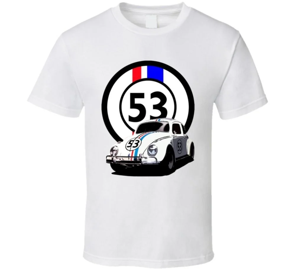 Мужская футболка Herbie 53 The Love Bug Movie s верхняя одежда wo men|Мужские футболки| |