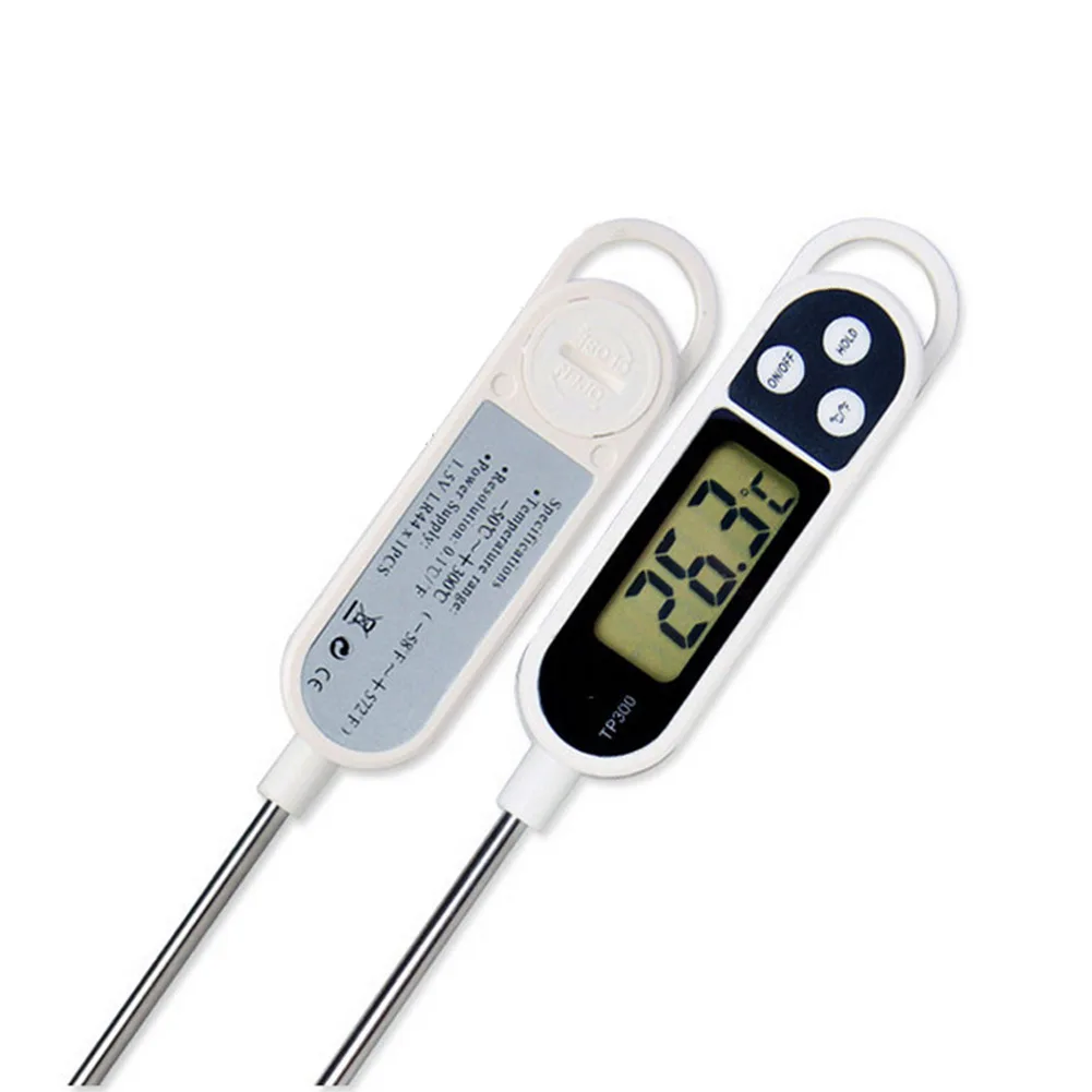 

Digital Food Thermometer BBQ Cooking Meat Hot Water Measure Probe Kitchen Tool FBS889